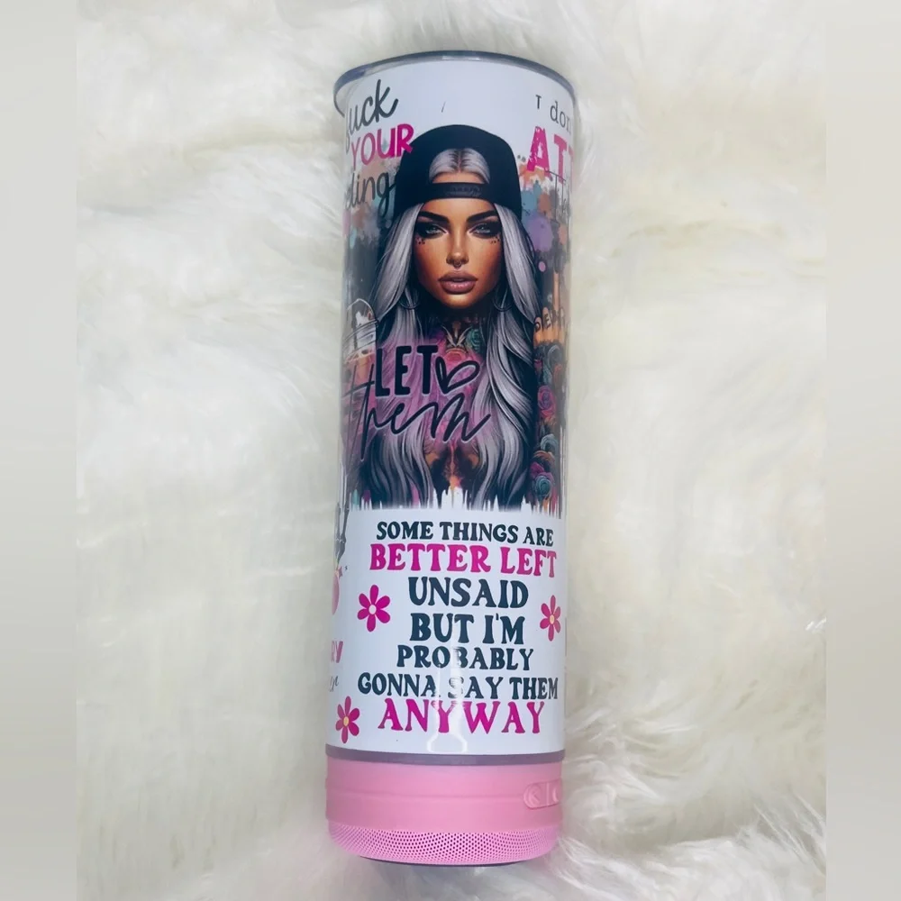 *NEW*‎ 20 oz Bluetooth Sublimated Speaker Tumbler